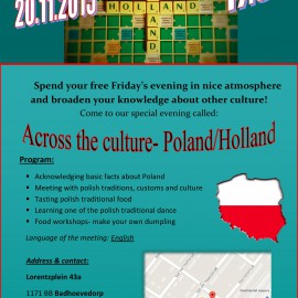 “Skrzyżowanie kultur” (“Across the culture – Poland/Holland”)